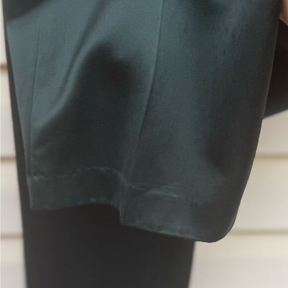 Aritzia Babaton Atelier Sadiki Dark Bottle Green High-Waisted Wide Leg Pants, 0 - Picture 11 of 16